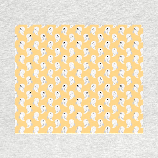 Light Yellow Ghost Pattern by saradaboru